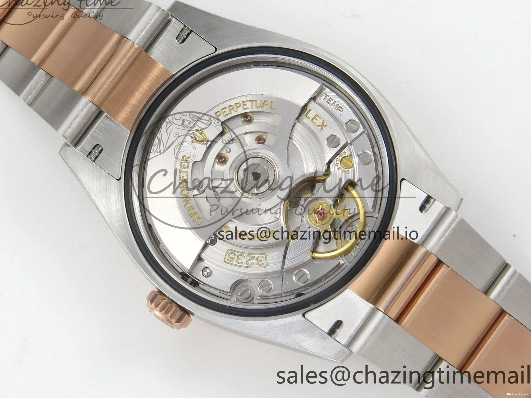 0415 DateJust 36 SS RG ARF 1:1 Best Edition 904L Steel White Stick Dial on Oyster Bracelet SH FashionForward 84